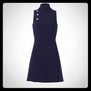 Black Grace Button Dress by Parker